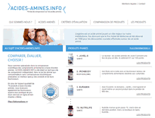Tablet Screenshot of acides-amines.info